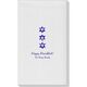 Star of David Row Linen Like Guest Towels Image 2 of 2